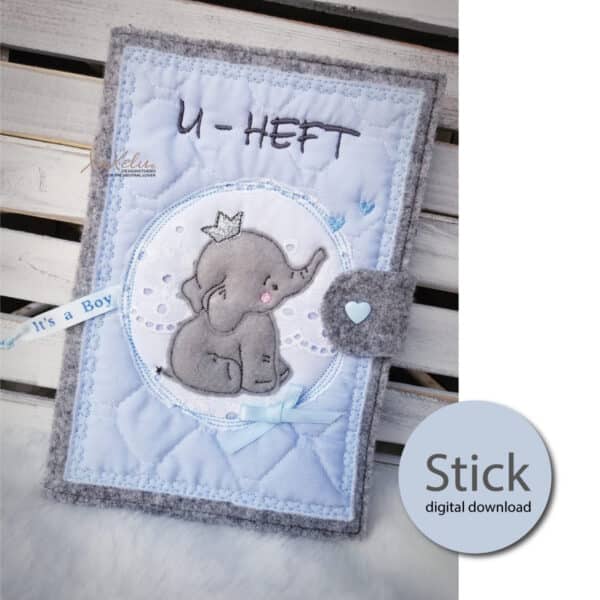 kleiner Elefant, sticken, nähen, xaxeludesign