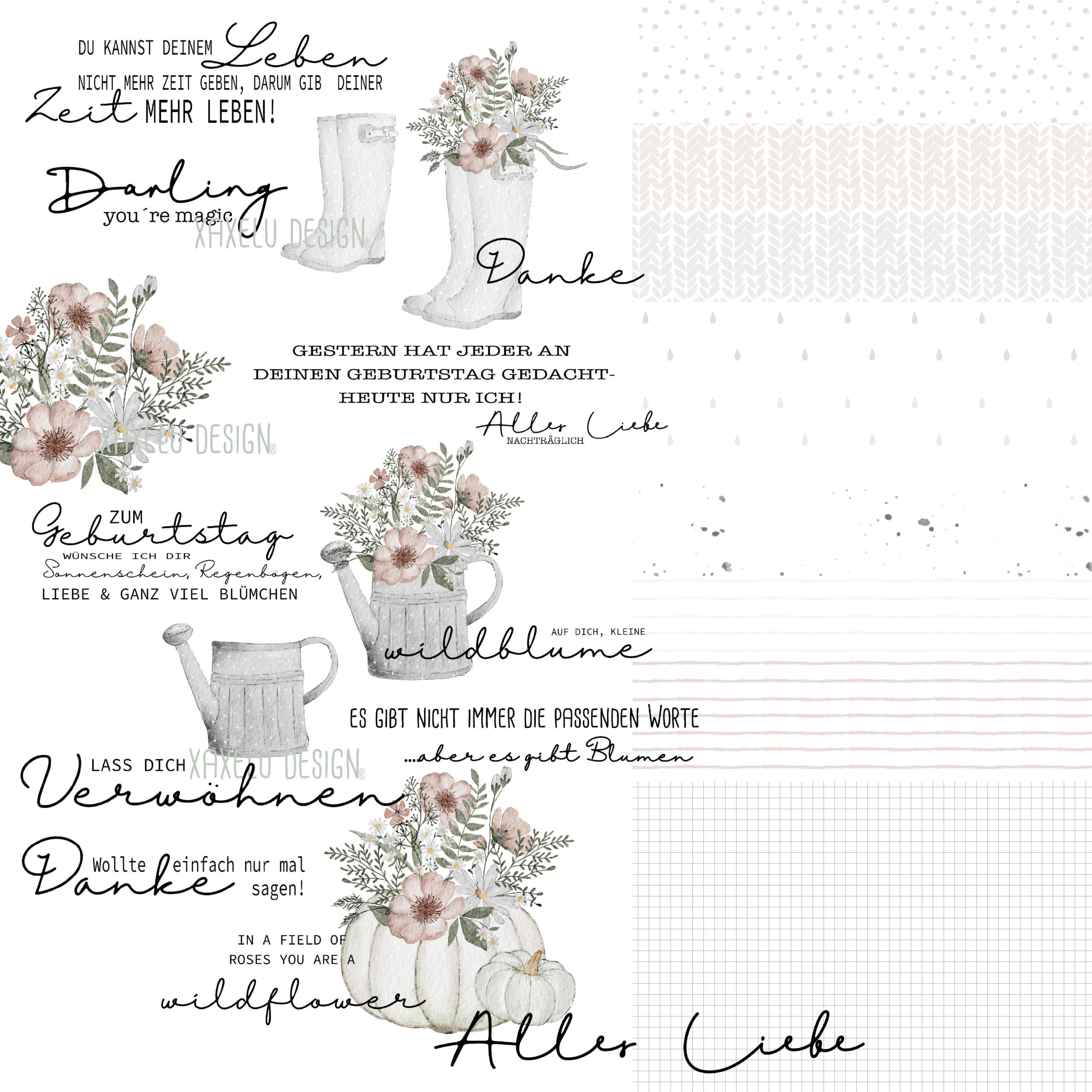 little Wildflower DigiStamp