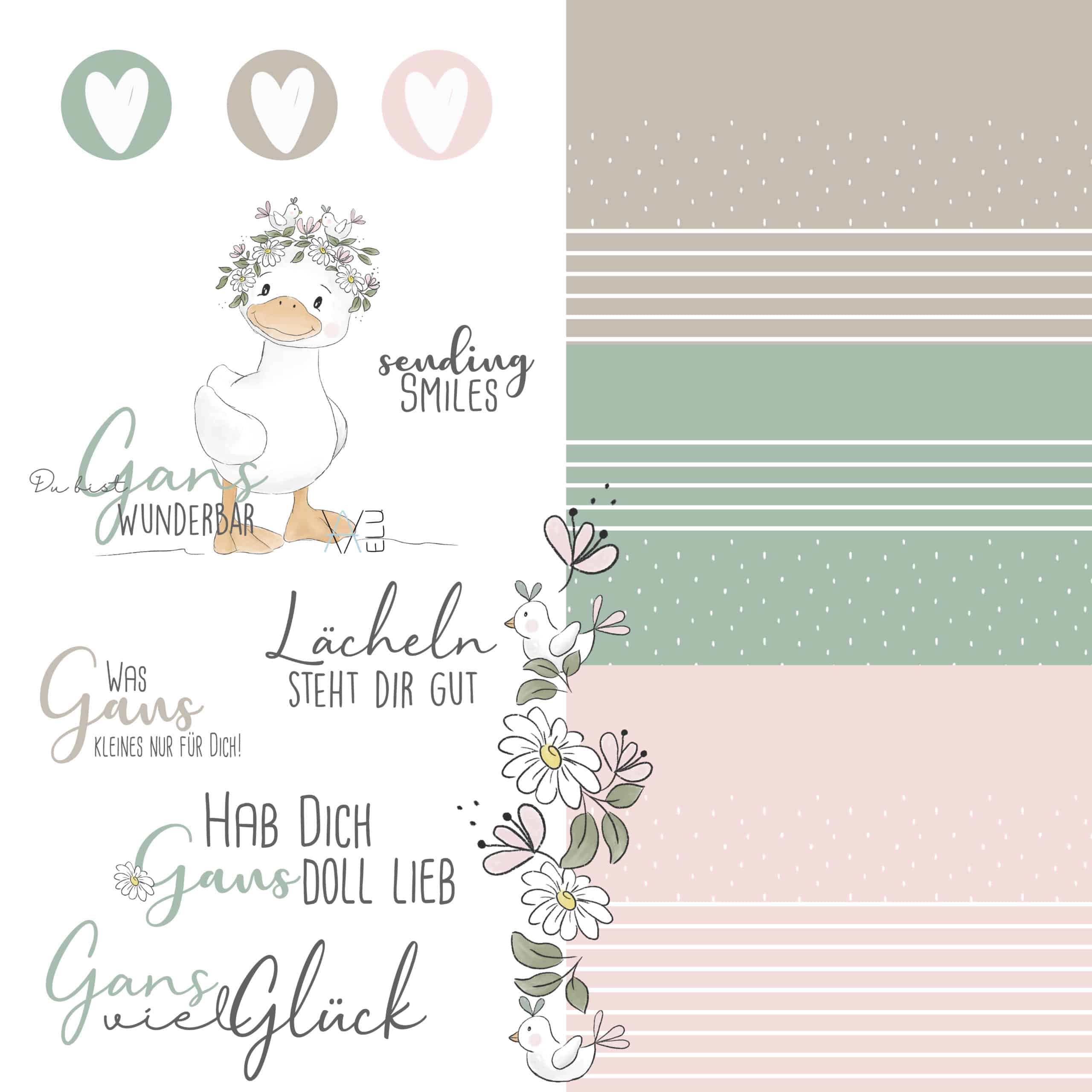 kleines Gänseblümchen DigiStamp