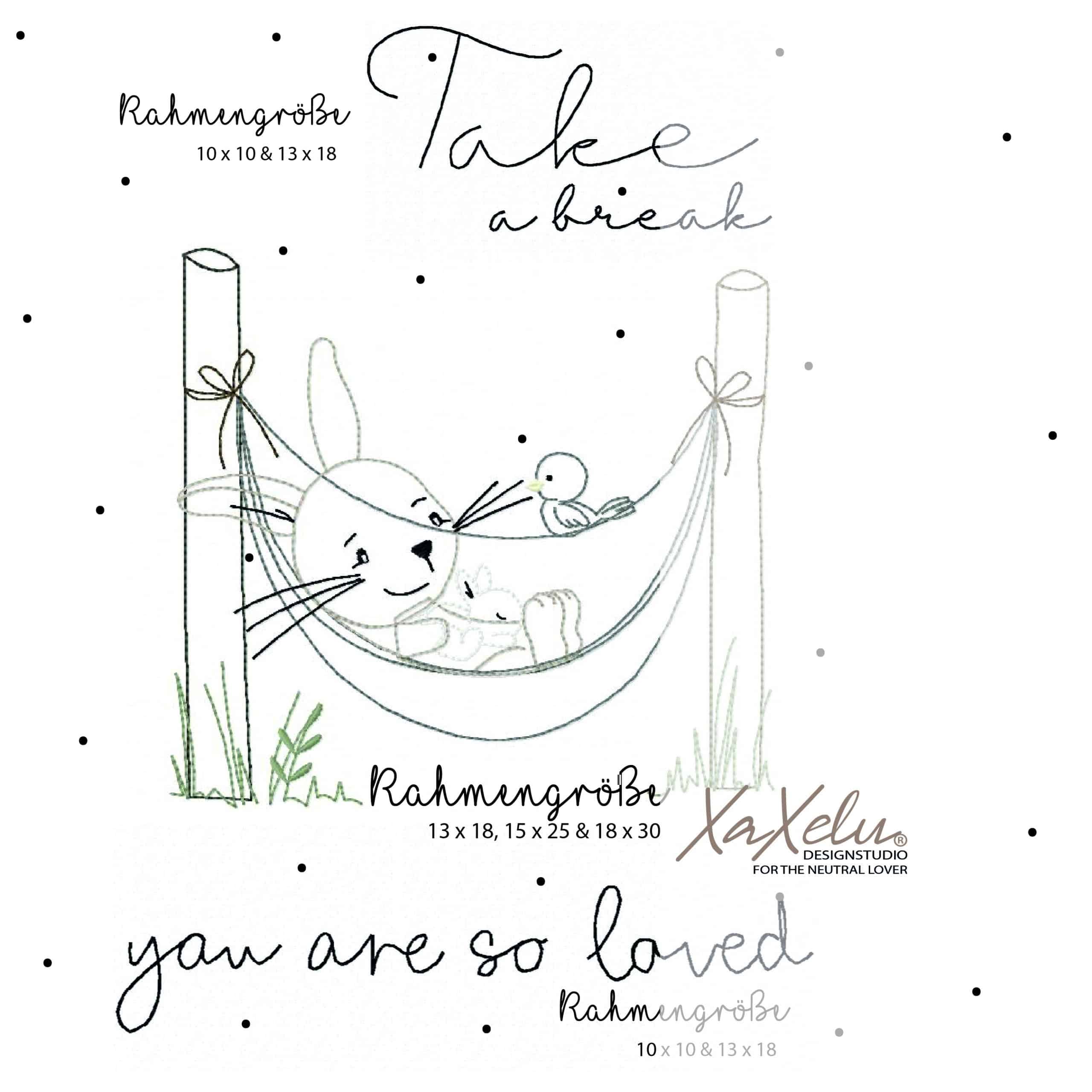 kleine Auszeit Stickdatei [Digital] – Bild 2