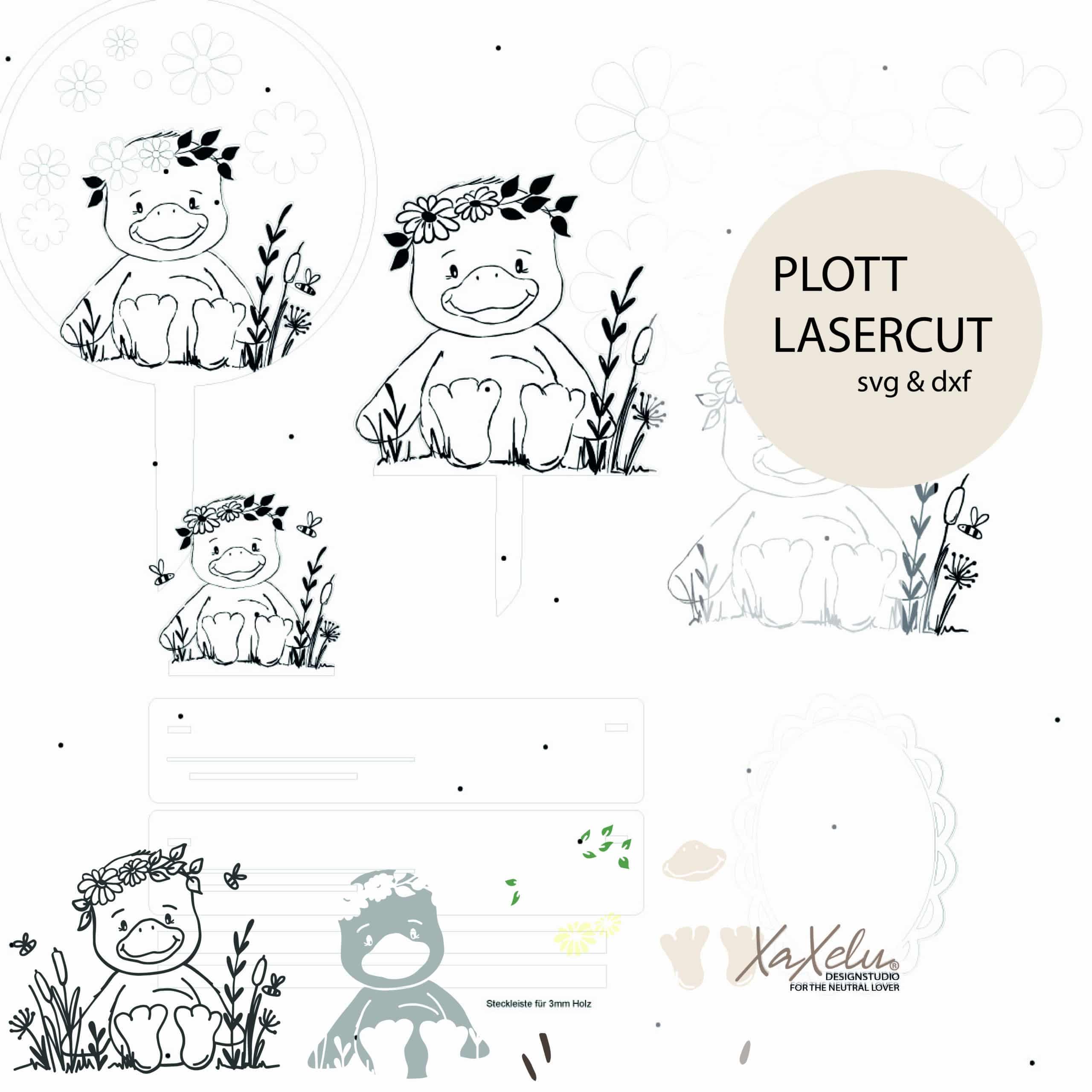 kleiner Wildfang Plott/ LaserCut – Bild 2