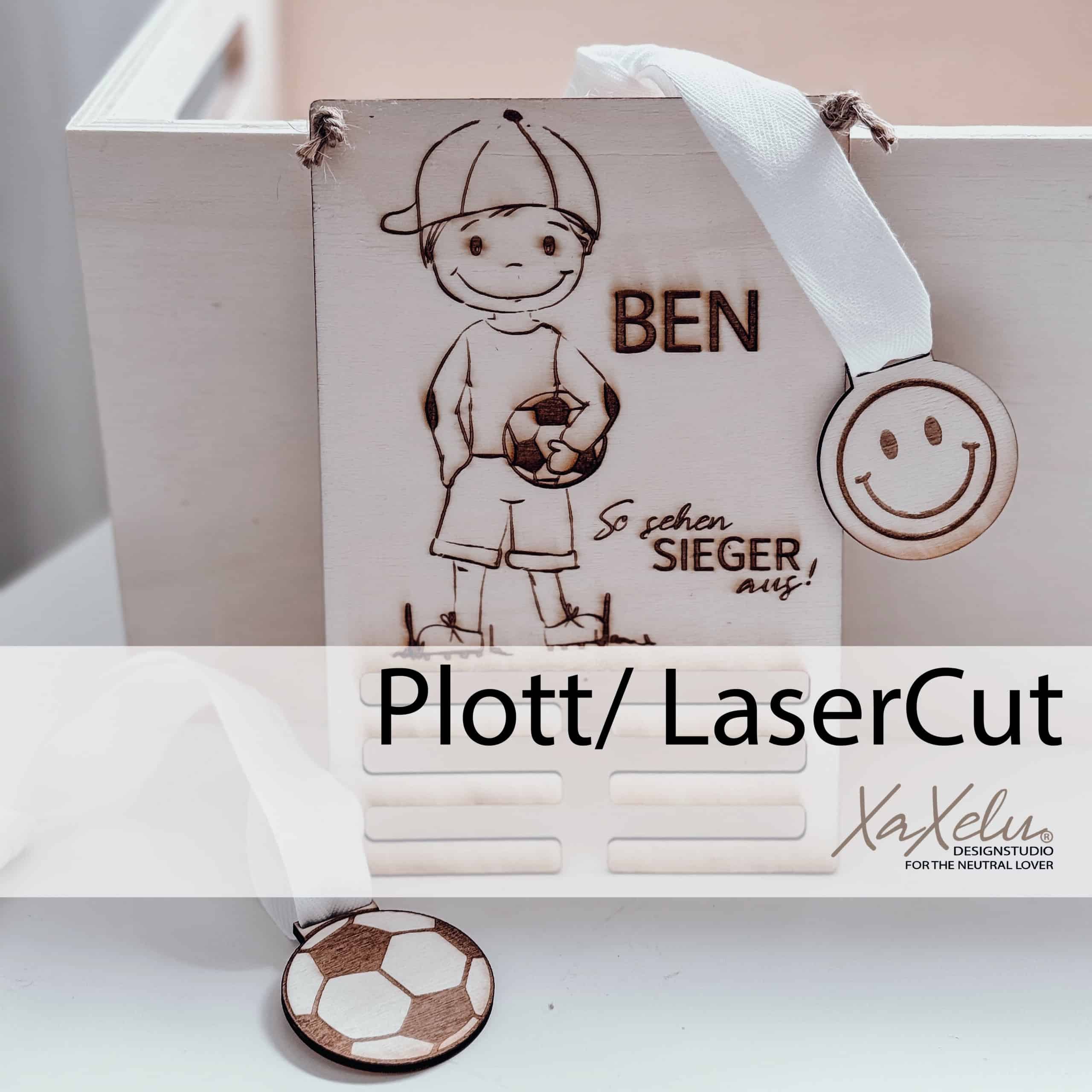 Fußballer Mads LaserCut / Plott