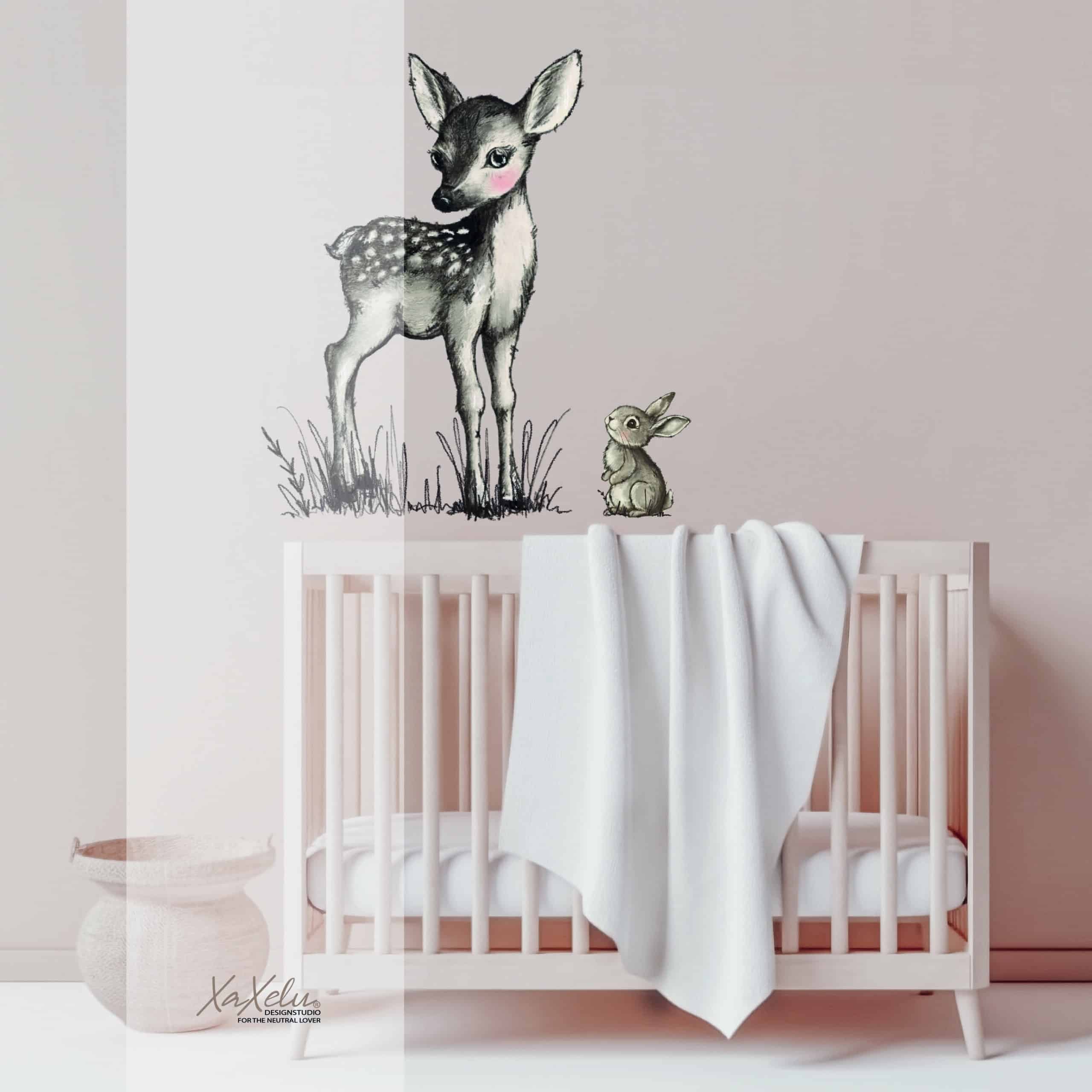 Retro Waldtiere DigiStamp – Bild 2