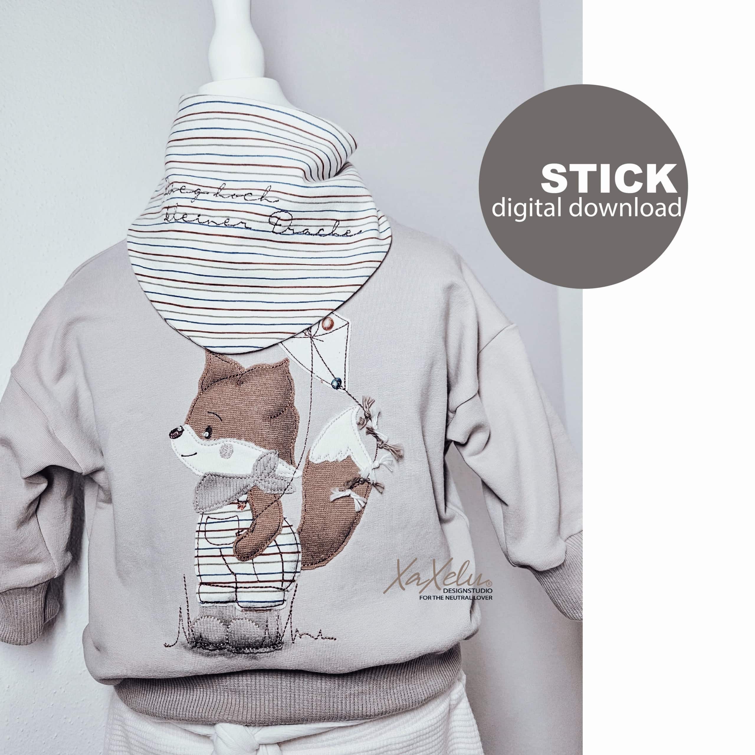 Ferdi Fox Drachenliebe Stickdatei [Digital]