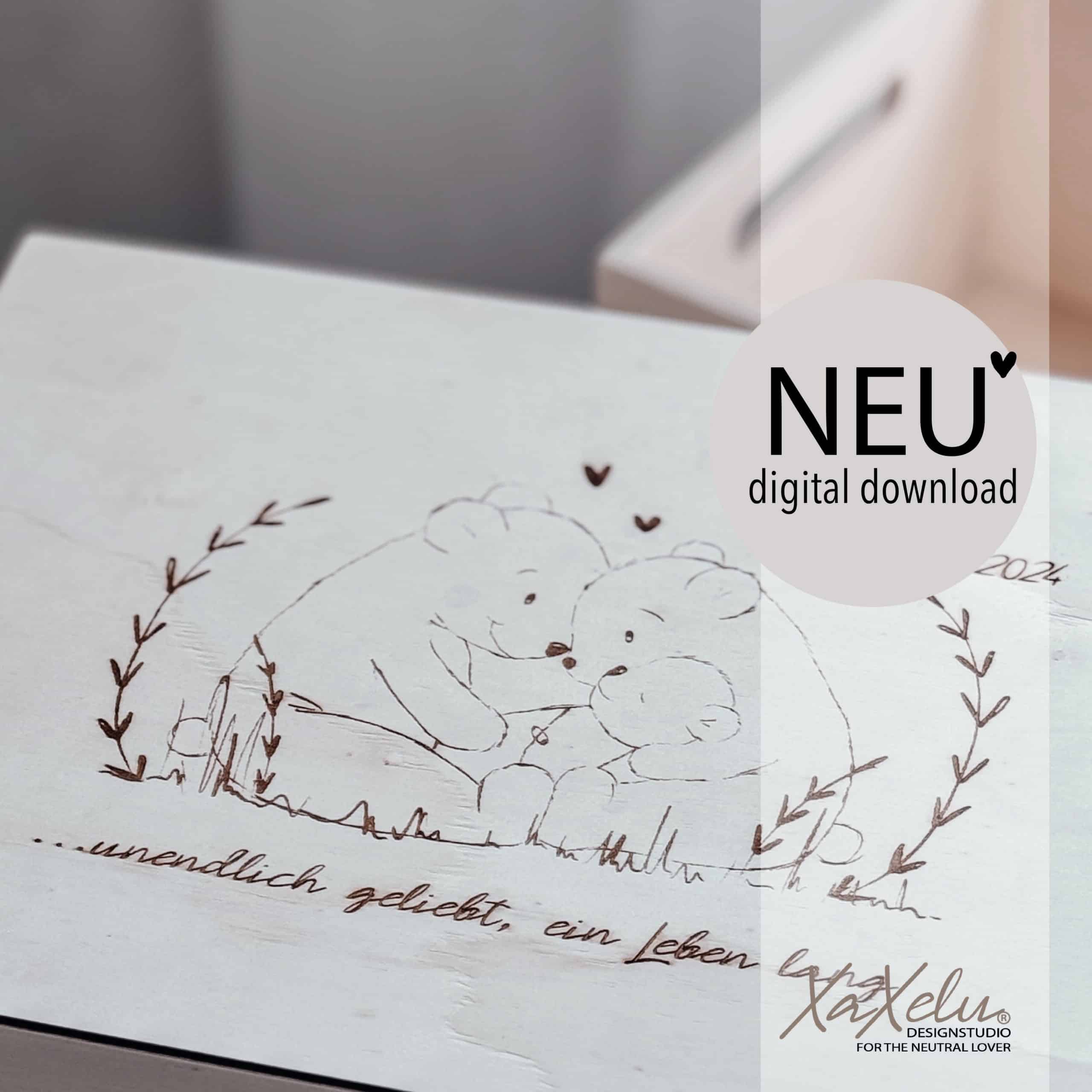 unendlich geliebt, ein Leben lang.. LaserCut / Plott – Bild 5