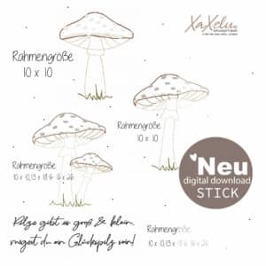 little Mushroom Stickdatei - Privat