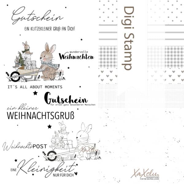 Übersicht DigiStamp Weihnachtshoppel