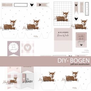 Dix Bogen, digital download, basteln, pdf zum ausdrucken