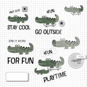 Kroko minimal, Digistamp, cool, drucken sublimieren, gestallten, xaxeludesign