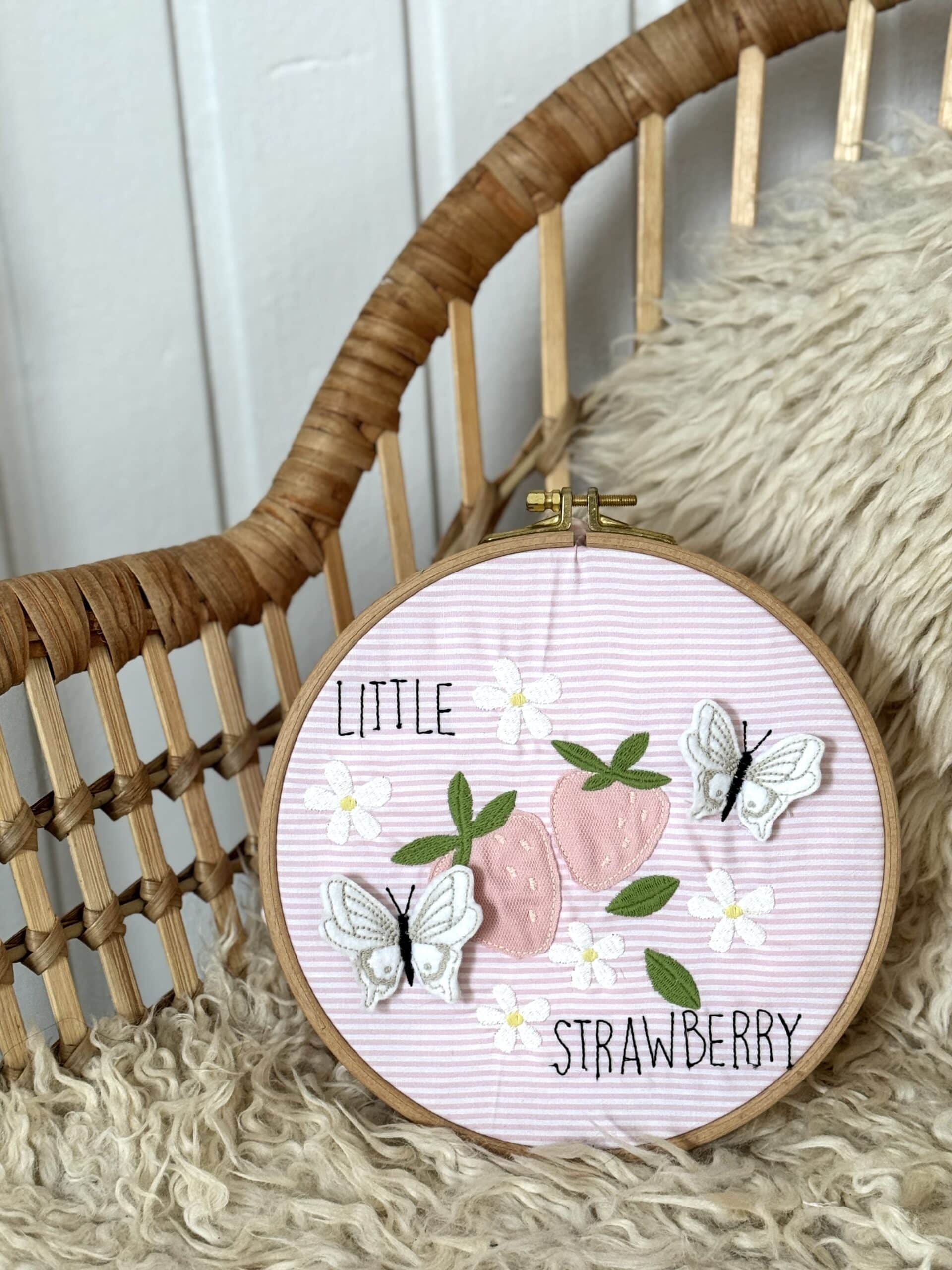 Stickdatei Erdbeer & Blumenliebe [Digital] – Bild 5
