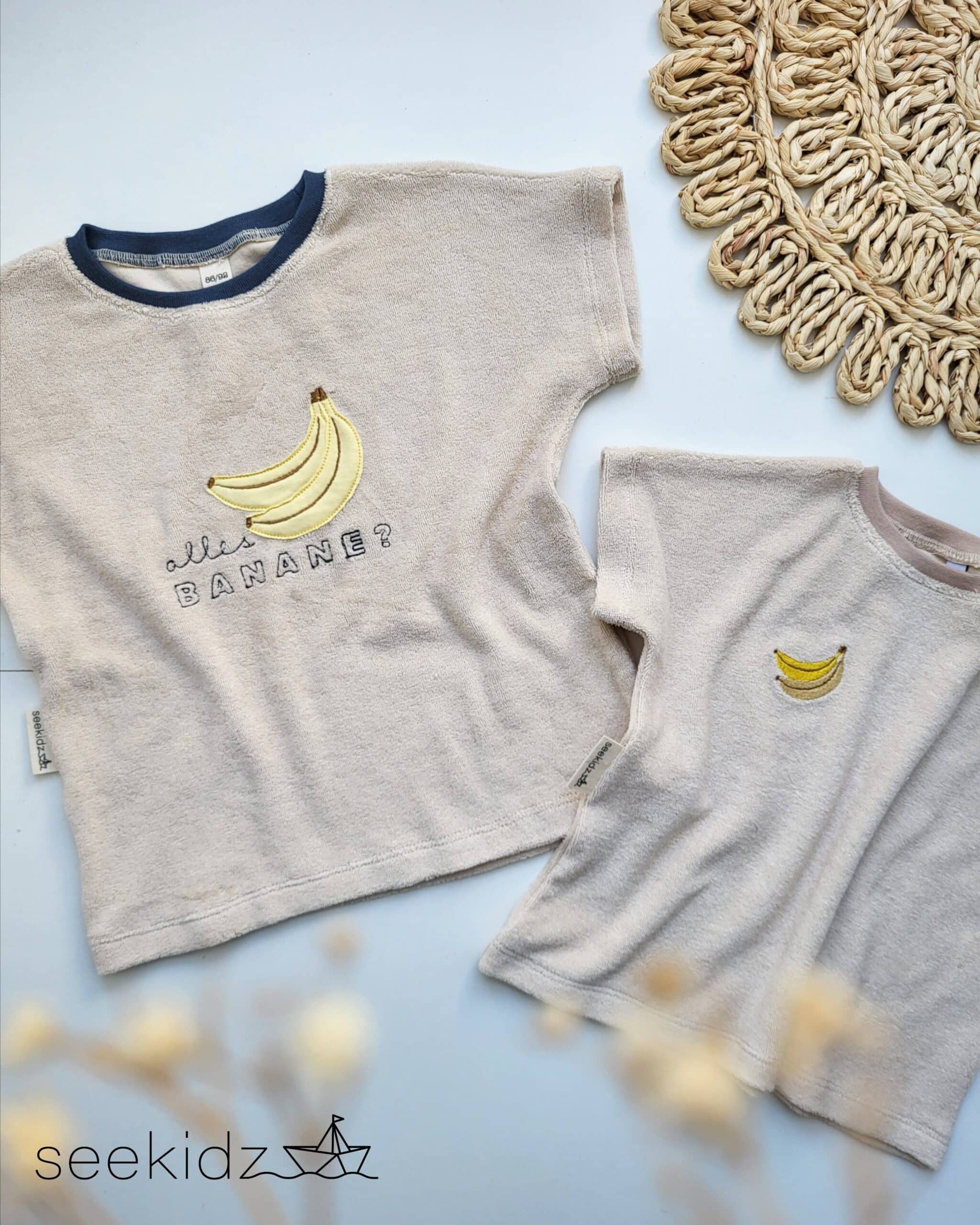 alle Banane, stickdatei, xaxeludesign, cool kids,