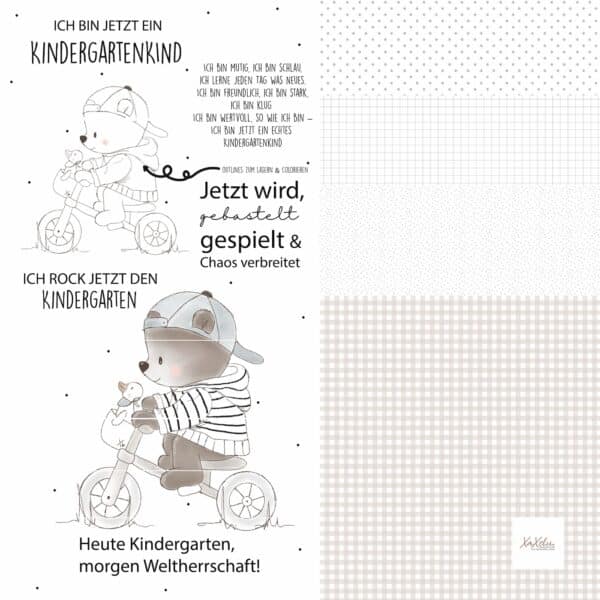kleiner Bär, xaxelu, Digistamp, clipart
