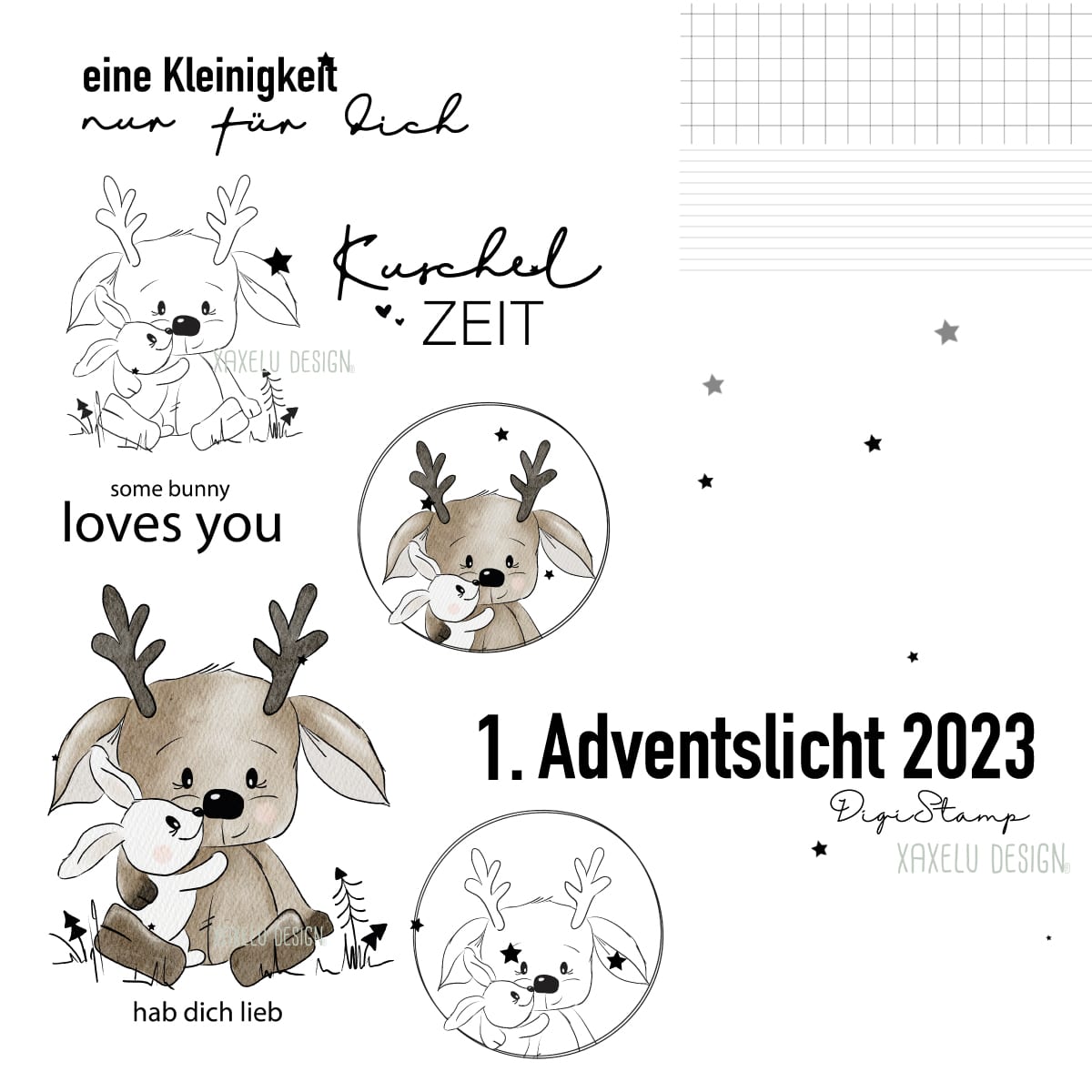Kennenlern-Angebot: Adventslichter - 4 DigiStamp für 9,90 € – Bild 5