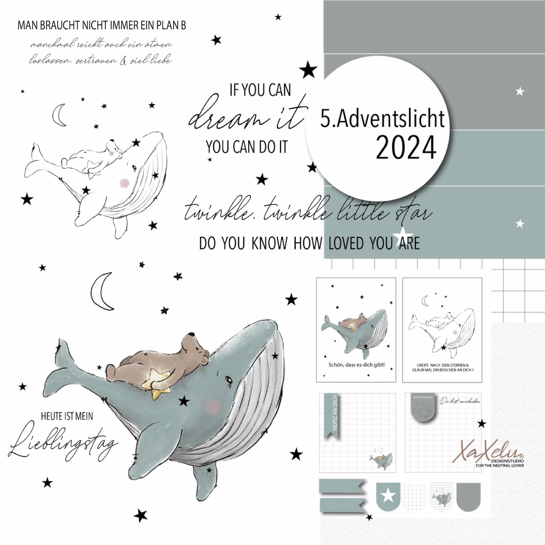 Kennenlern-Angebot: Adventslichter - 4 DigiStamp für 9,90 € – Bild 2