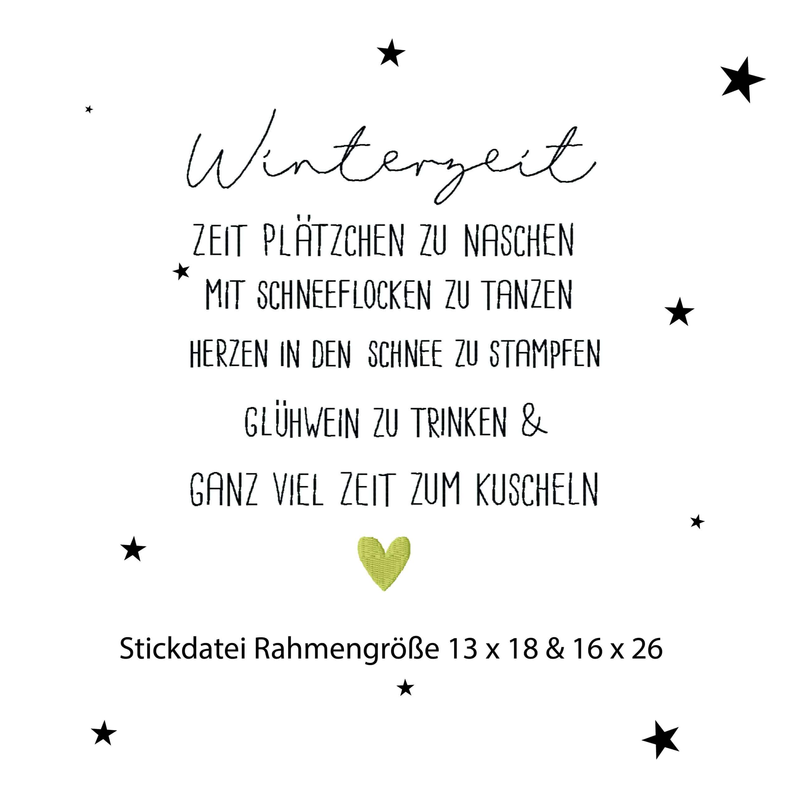 Winterzeit Stickdatei – Bild 2
