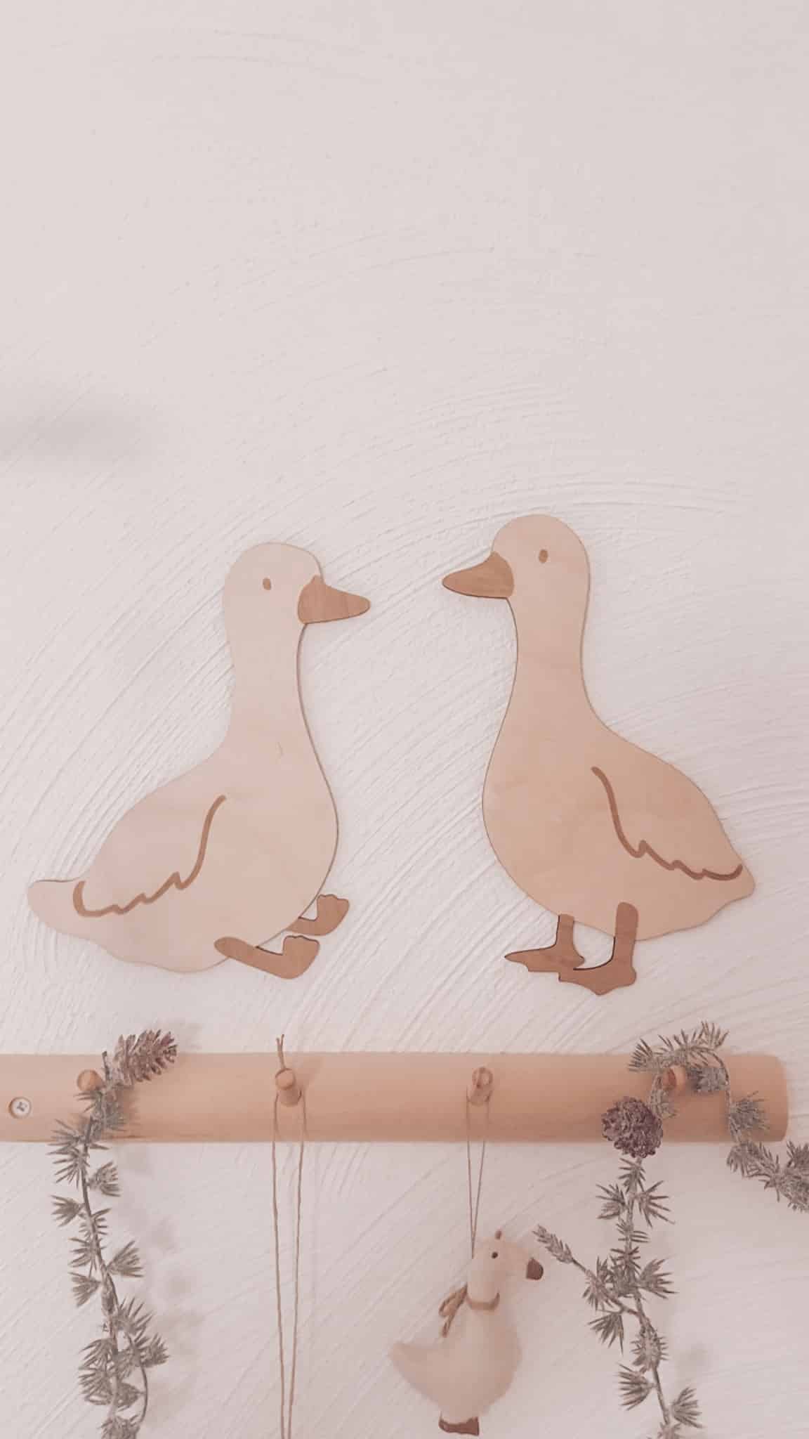 Gänse Plotterdatei – SVG & DXF | Niedliche Gans Motive zum Plotten, Laserdesign, Basteln & Folieren – Bild 3