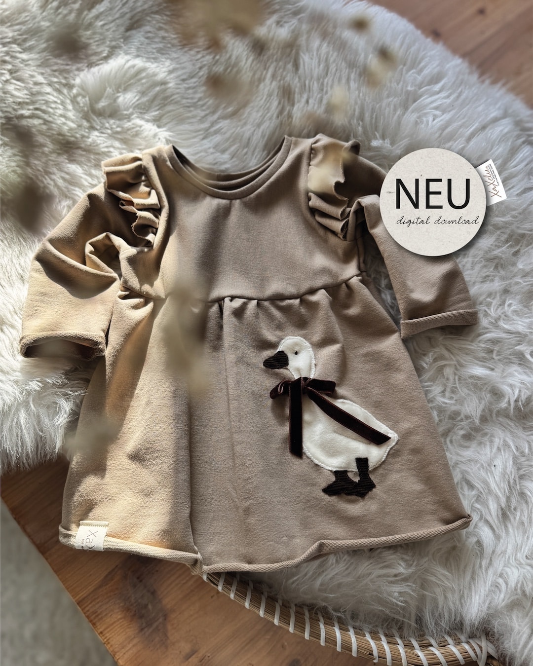 kleine Gans Stickdatei – Bild 3