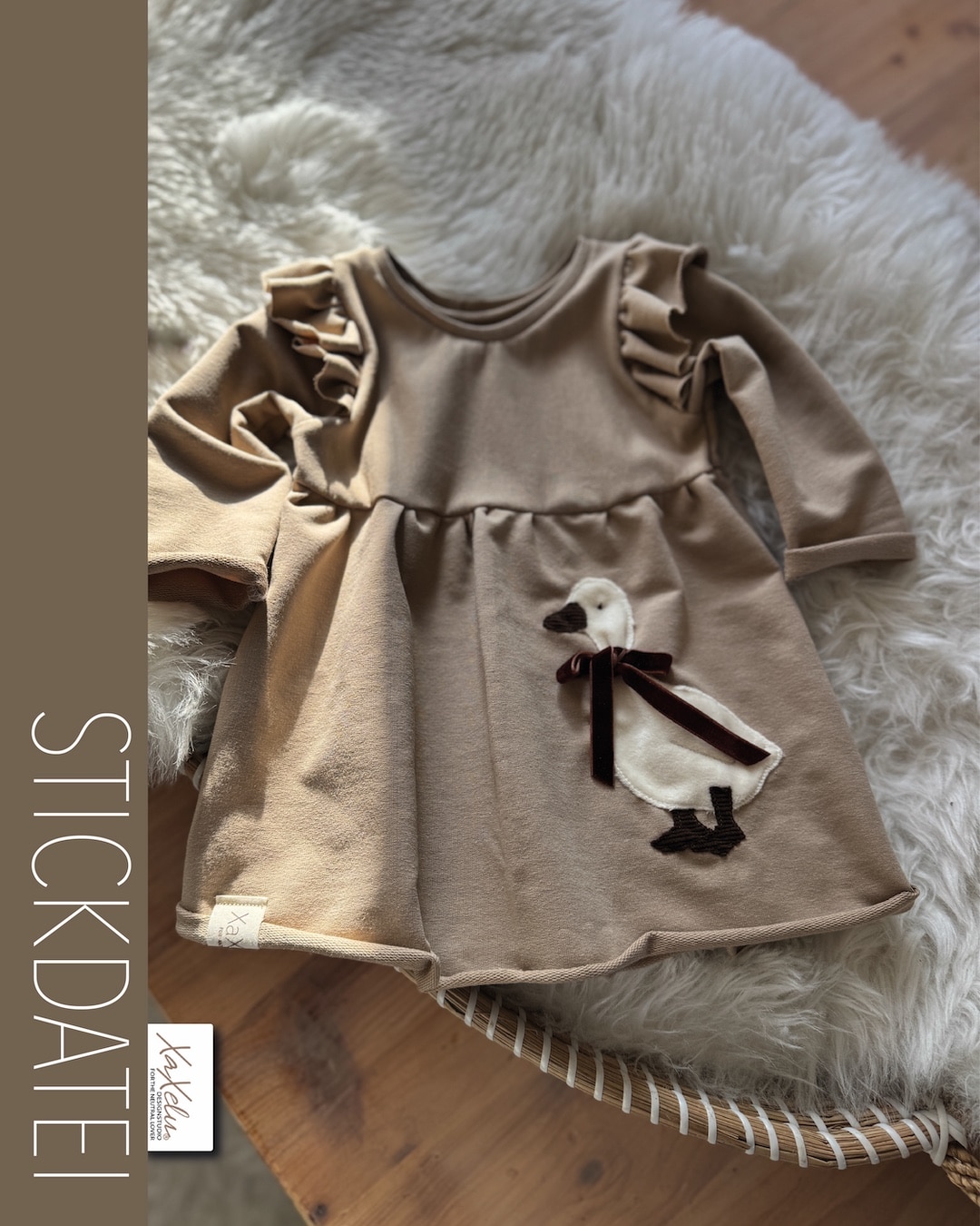 kleine Gans Stickdatei – Bild 4