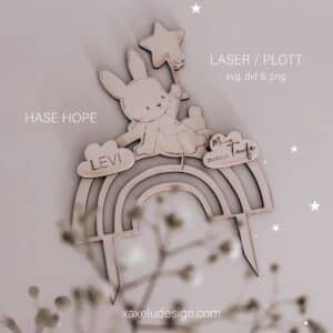 • Hase Laser Datei • Plotter Datei Hase • Laser Plotter SVG • Kinderzimmer Deko Datei • Hasen Design SVG • Babyzimmer Laser Datei • Plotterdatei Kinder • Laserdatei Deko • DIY Hasenmotiv • SVG DXF PNG Plotter