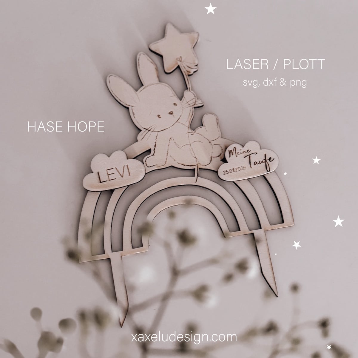 • Hase Laser Datei • Plotter Datei Hase • Laser Plotter SVG • Kinderzimmer Deko Datei • Hasen Design SVG • Babyzimmer Laser Datei • Plotterdatei Kinder • Laserdatei Deko • DIY Hasenmotiv • SVG DXF PNG Plotter