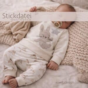 stickdatei, hase, Sterne, to the moon and back, xaxelu