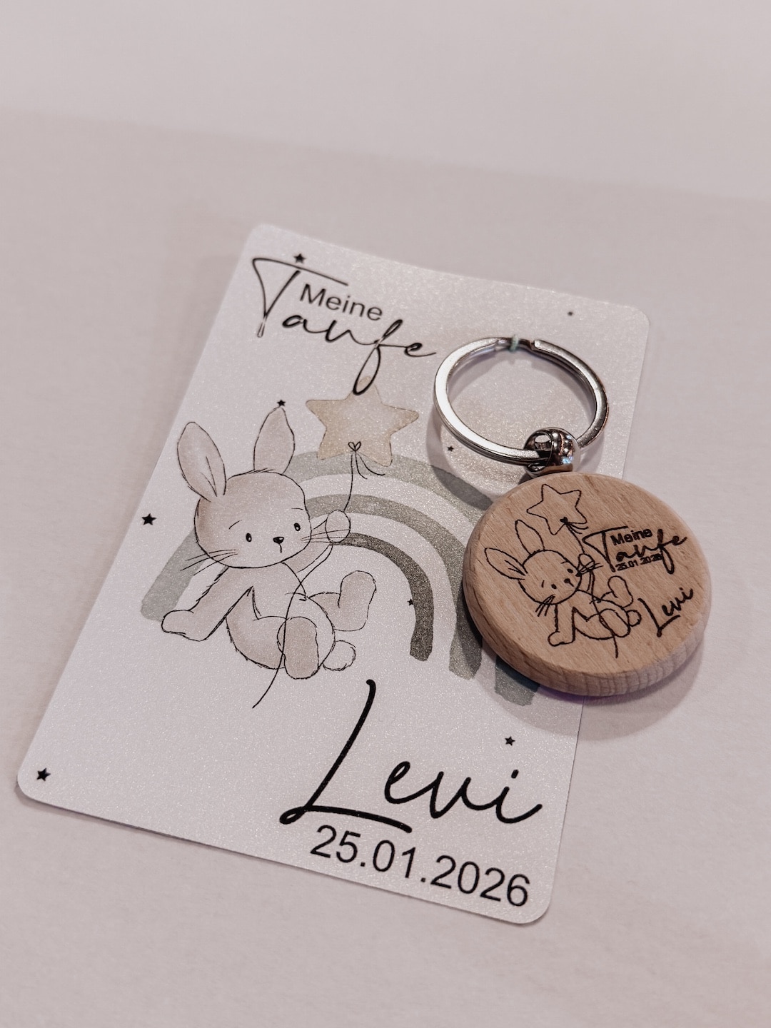 Hase Hope – Tauf & Baby ClipArt Set – Bild 2