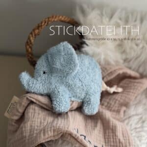 Elefant, Elli, Stickdatei, ITH Xaxelu