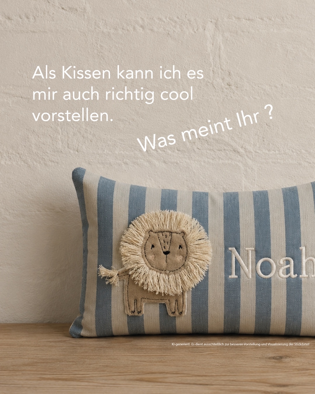 Stickdatei Löwenstark – Bild 4